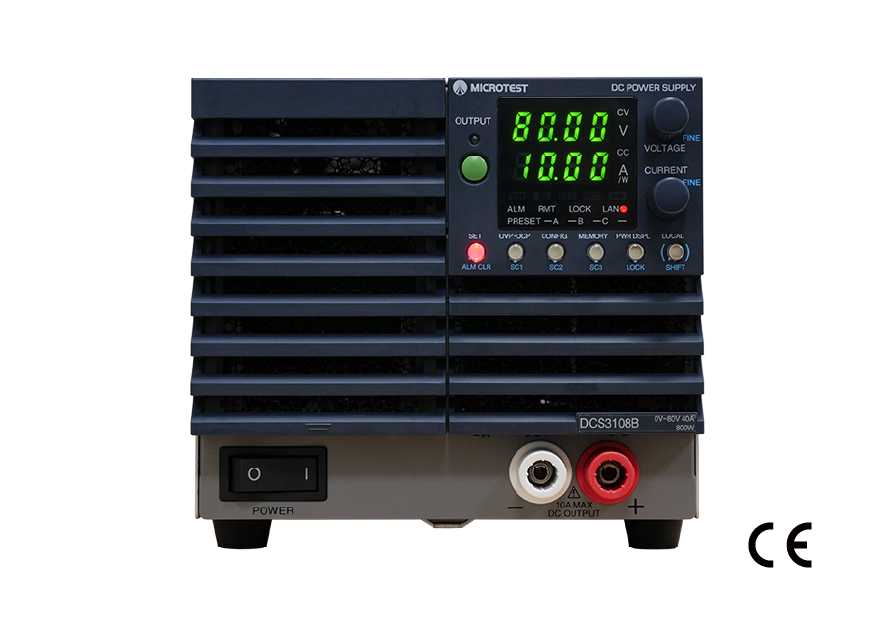 DCS-3108 Series Wide-Range DC Power Supply | 800W