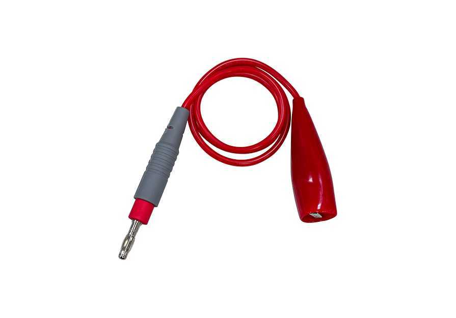 TL-HP0004 Alligator Clips-HV Test Cable-Red